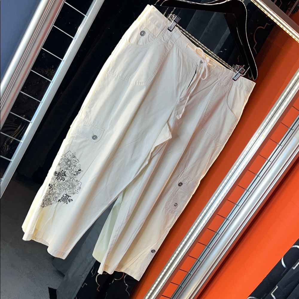 Style & Co. Cream Comfort-Stretch Pull-On Pants 🕯️✨